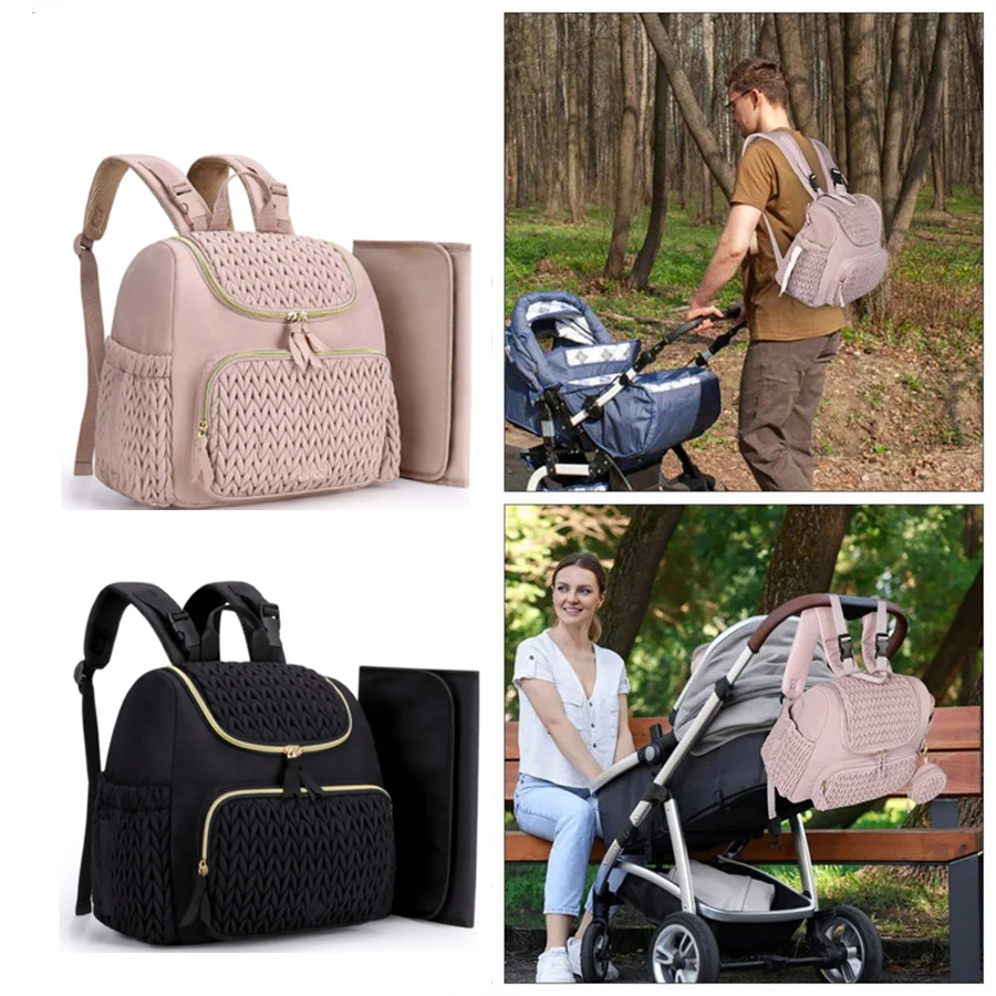 Diapering - Large Capacity Maternity Diaper Bag Backpack