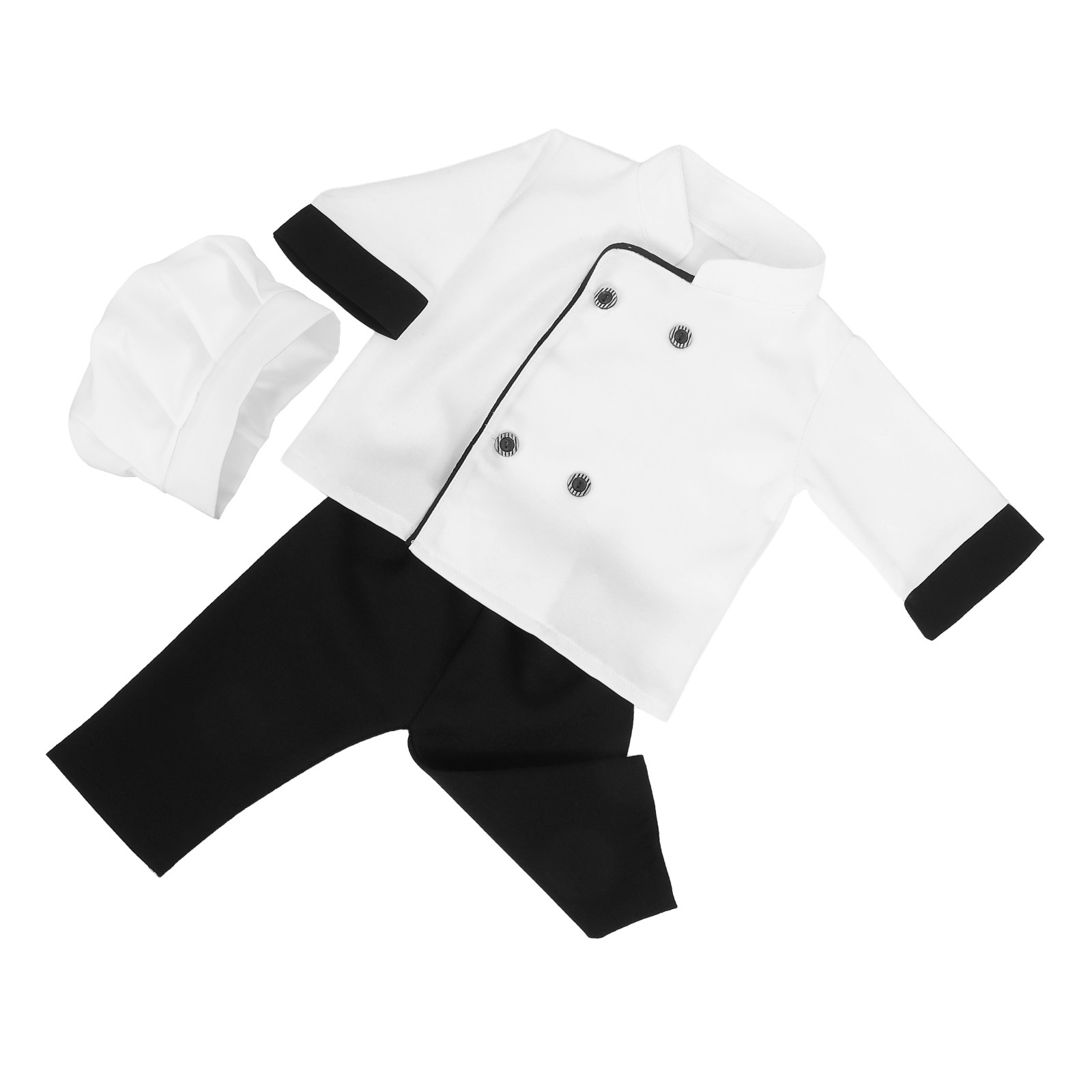 Infant Photography Props Outfit - 1Set Infant Chef Costume for Baby