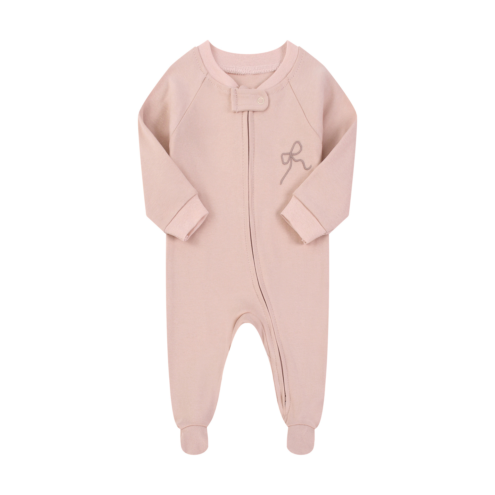 Cotton Baby Onesies Zipper - Somenie Spring Autumn Long Sleeve Infant