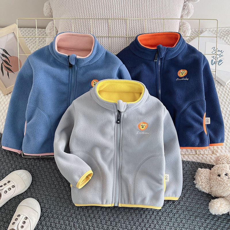 Toddler Boy Winter Fleece Jacket - 2026 New Children Boys And Girls