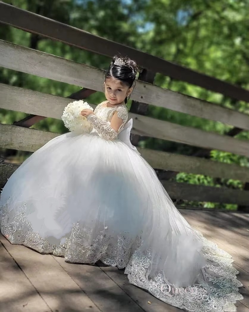 Toddler Girl Tulle Party Dress - JDY Custom Made Princess Flower Girl