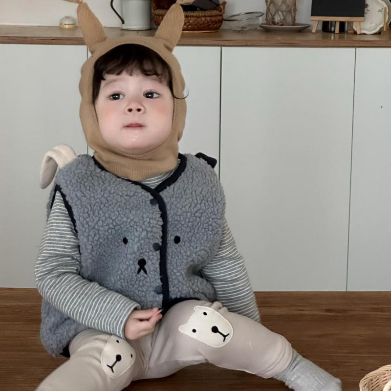 Toddler Boy Winter Fleece Jacket - 2025 Winter New Baby Sleeveless Plush