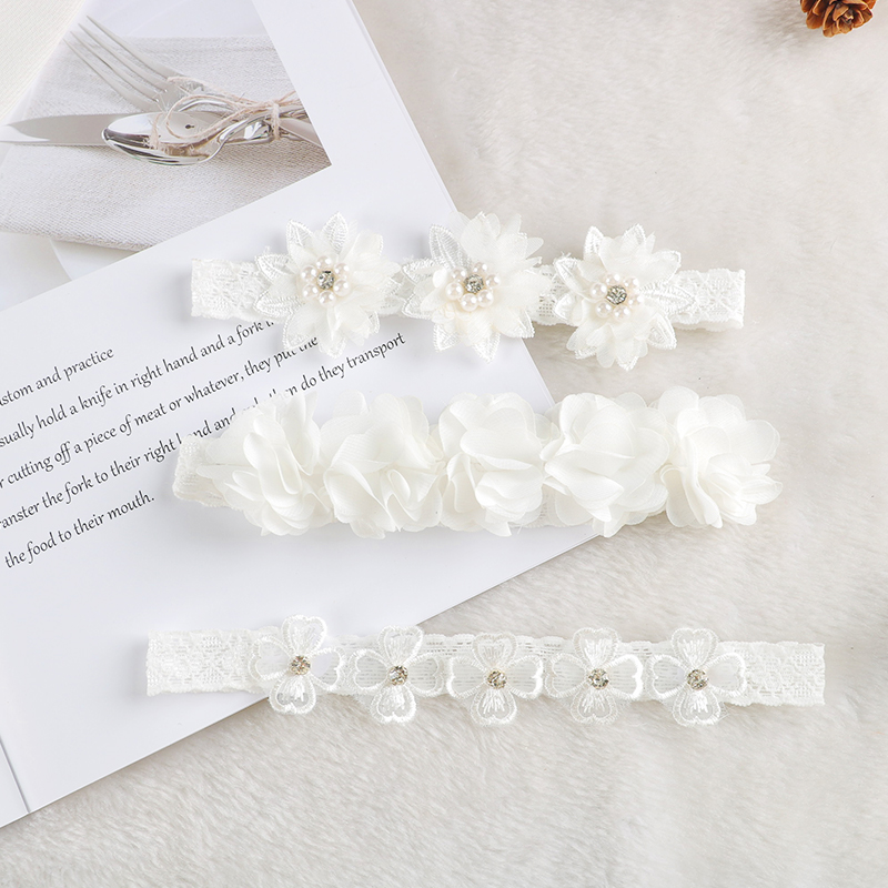 Baby Gear - Baby Headband Flower Bows Crown Headbands