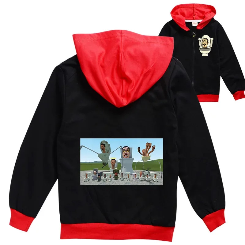 Baby Clothes - 2-16Y Cartoon SKIBIDI TOILET Clothes Kids