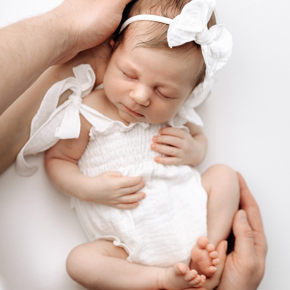 Infant Photography Props Outfit - Soft Newborn Photography Props White Muslin