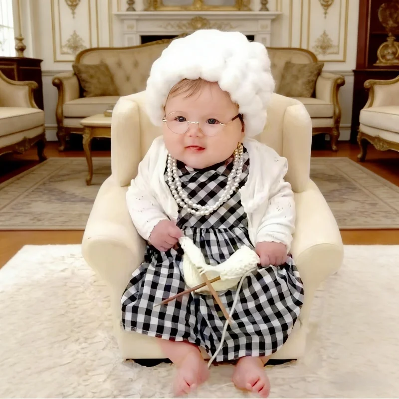 Infant Photography Props Outfit - Newborn Photography Props Baby Girl Grandma