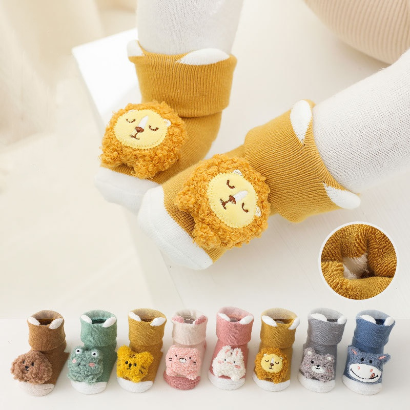 Unisex Baby Socks Non Slip - 0-3Years Newborn Baby Girl Boy Socks