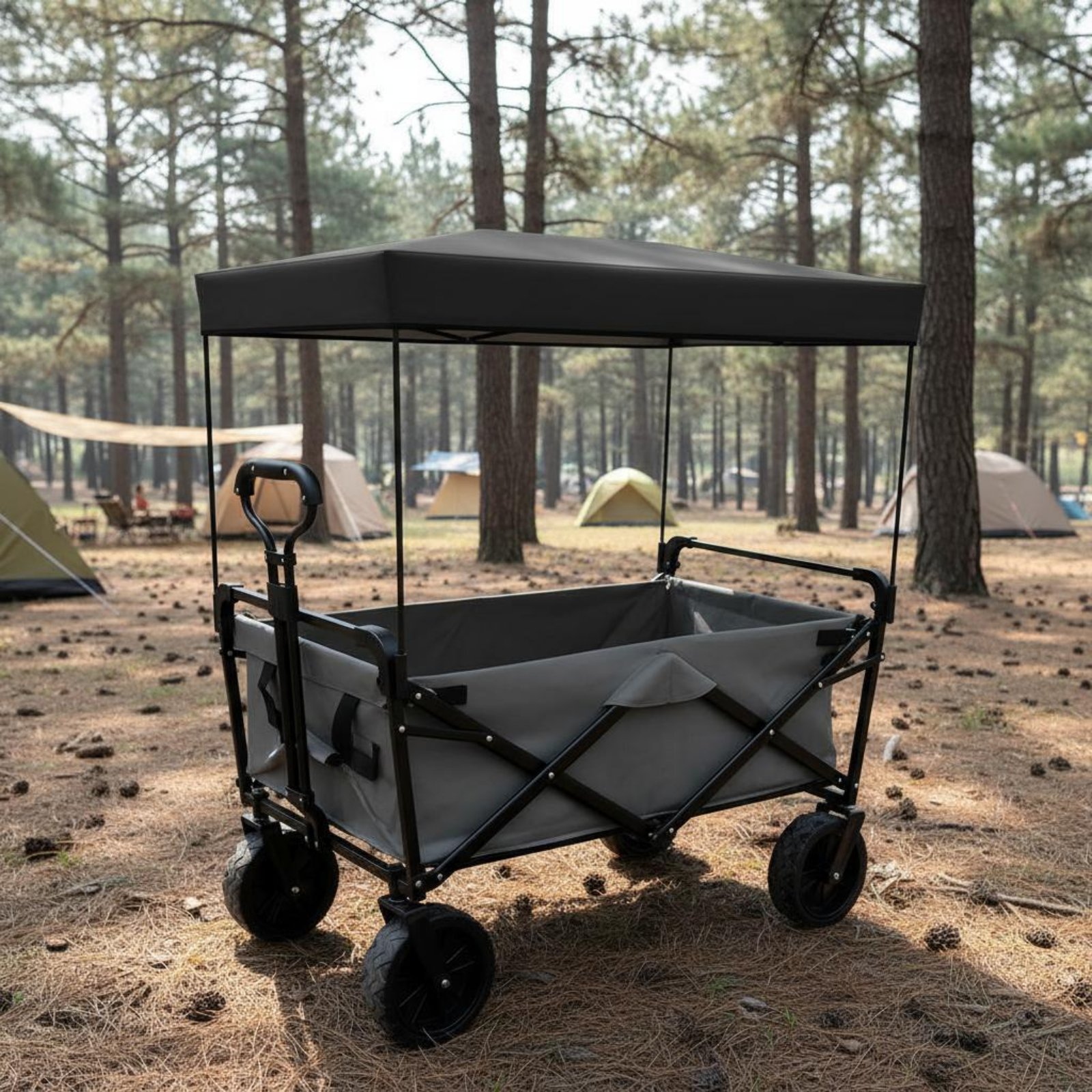 Baby Gear - Wagon Cover Rainproof Folding Cart Sunshade