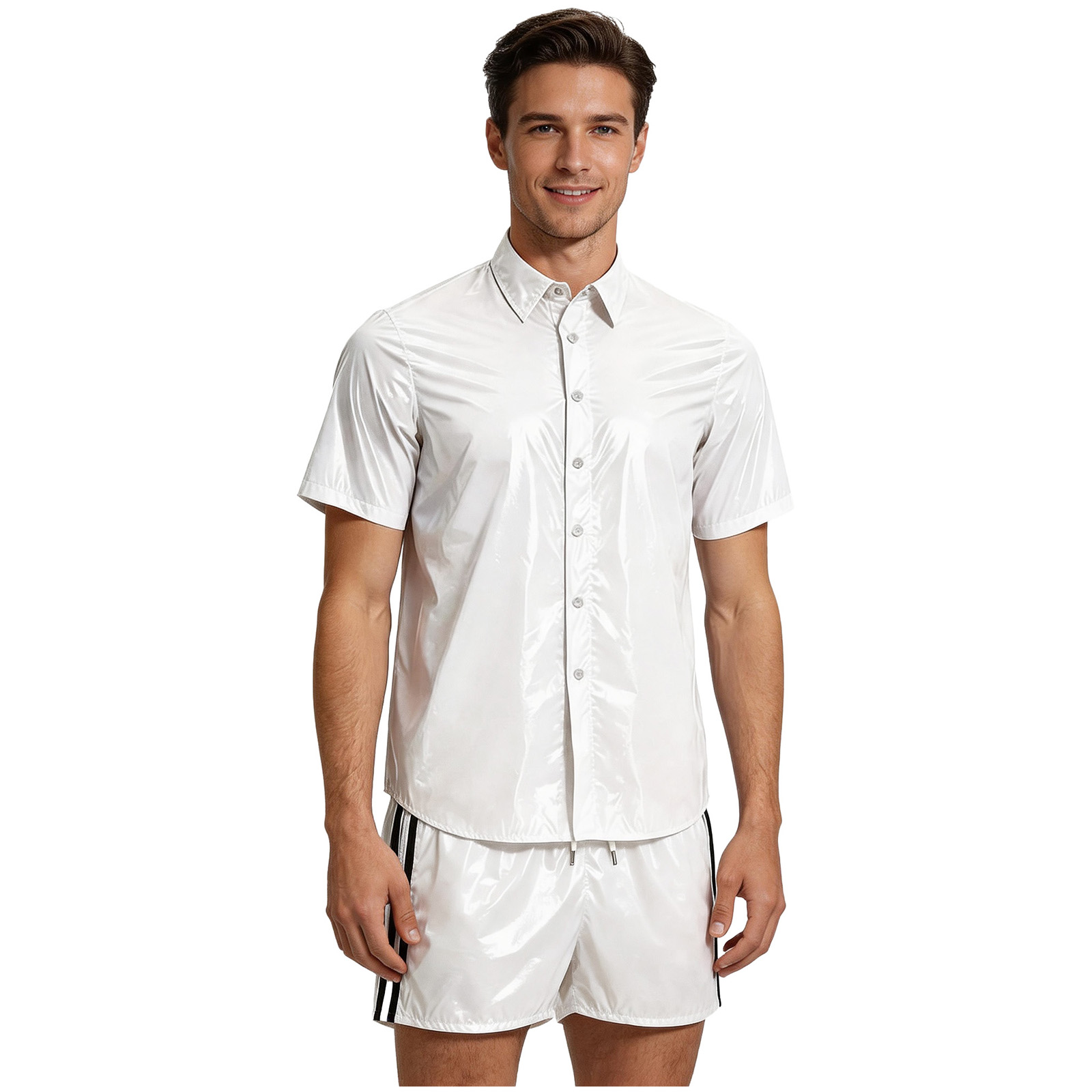 Diapering - Men Glossy Waterproof Tops and Boxer