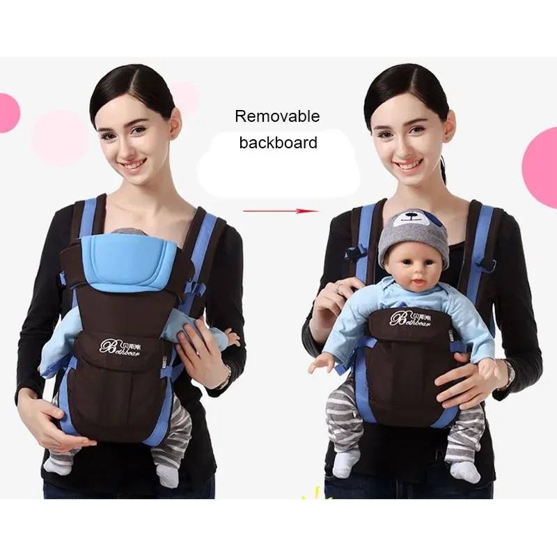 Ergonomic Baby Carrier Newborn To Toddler - Baby Sling Carrier, 4-in-1 Ergonomic Baby
