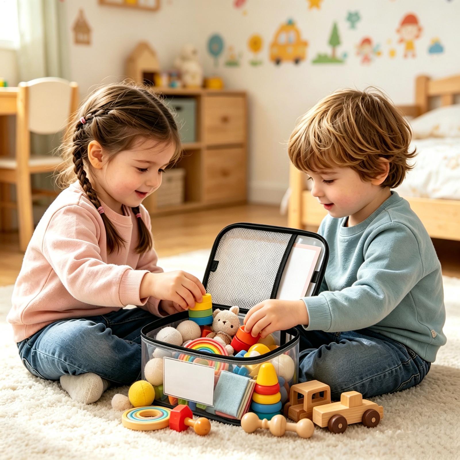 Clear Toy Storage Bags 6 Piece - Nursery ulasan dan harga