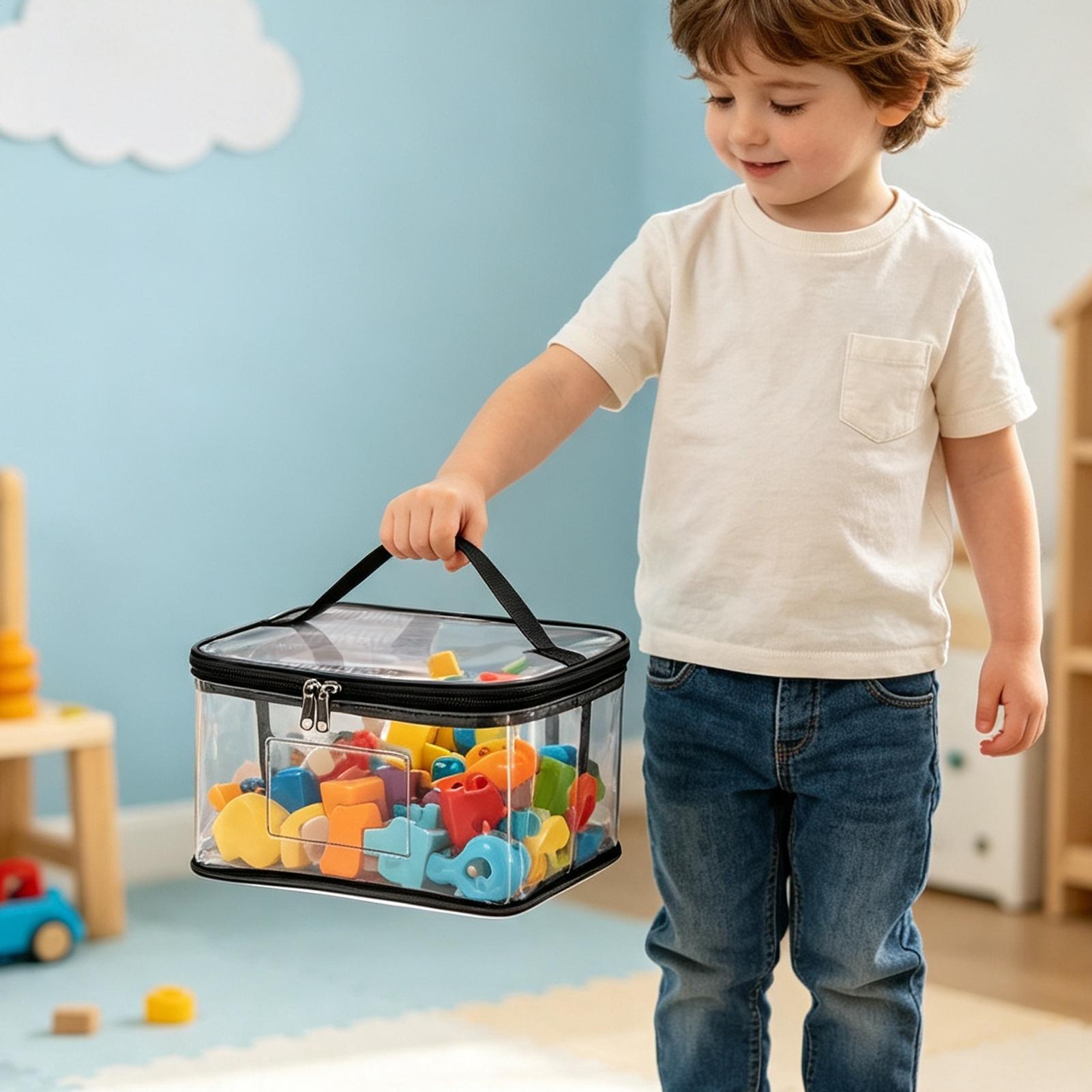 Clear Toy Storage Bags 6 Piece - Nursery ulasan dan harga