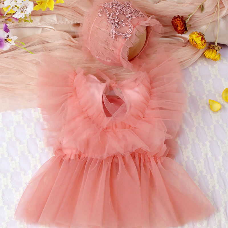 Ylsteed Newborn Girl Mesh Romp - Newborn Baby Girl Romper Floral ulasan dan harga
