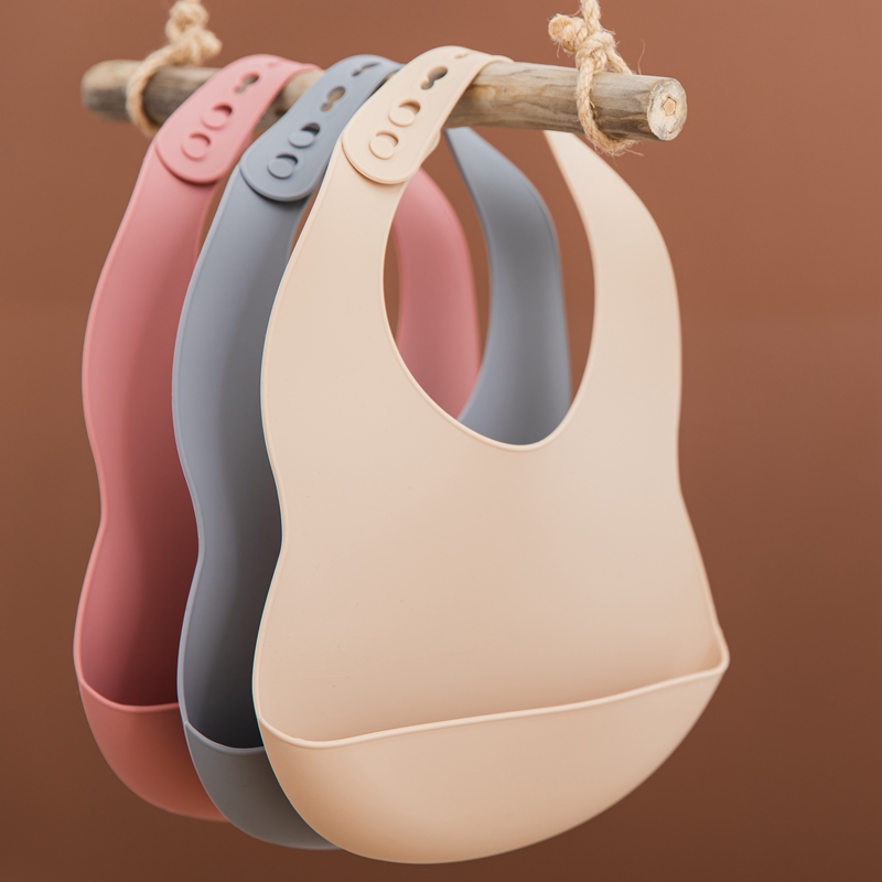 0-3 Years Baby Bib BPA Free Si - Waterproof Baby Bibs Silicone ulasan dan harga