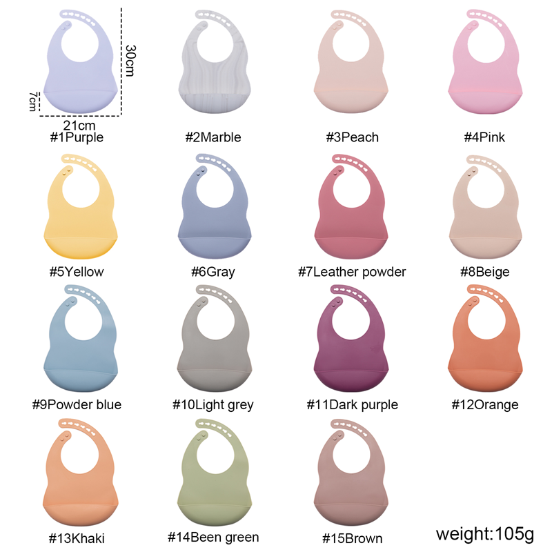 0-3 Years Baby Bib BPA Free Si - Waterproof Baby Bibs Silicone ulasan dan harga