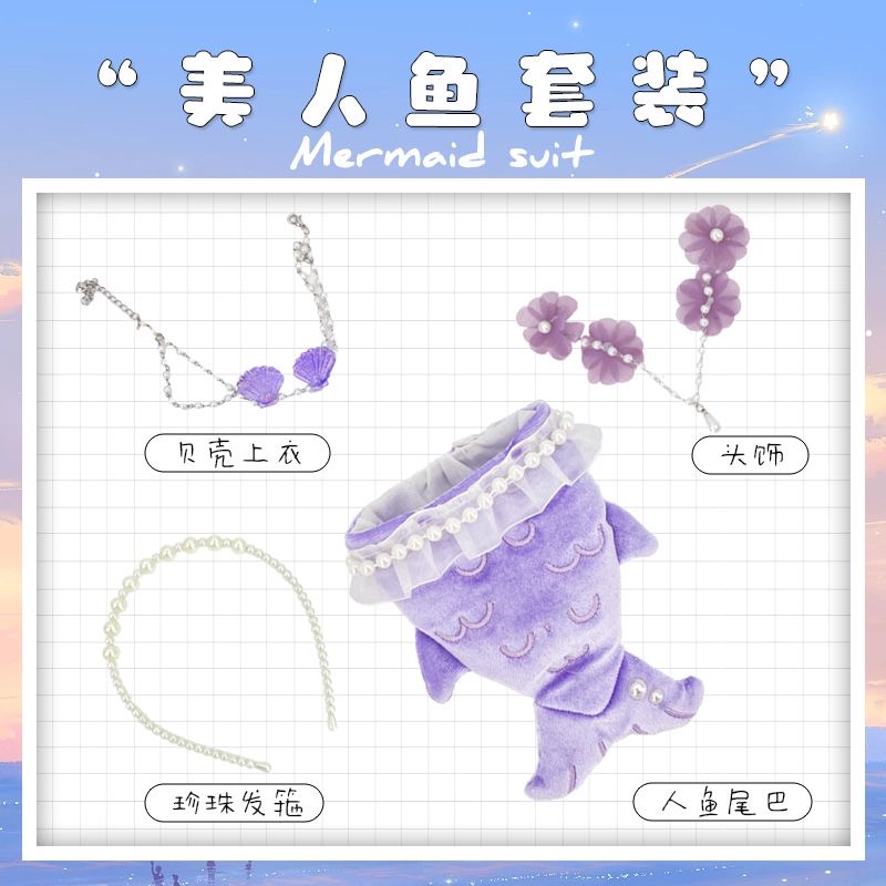 Mermaid Cosplay 3-piece Set, 4 - Baby Clothes ulasan dan harga