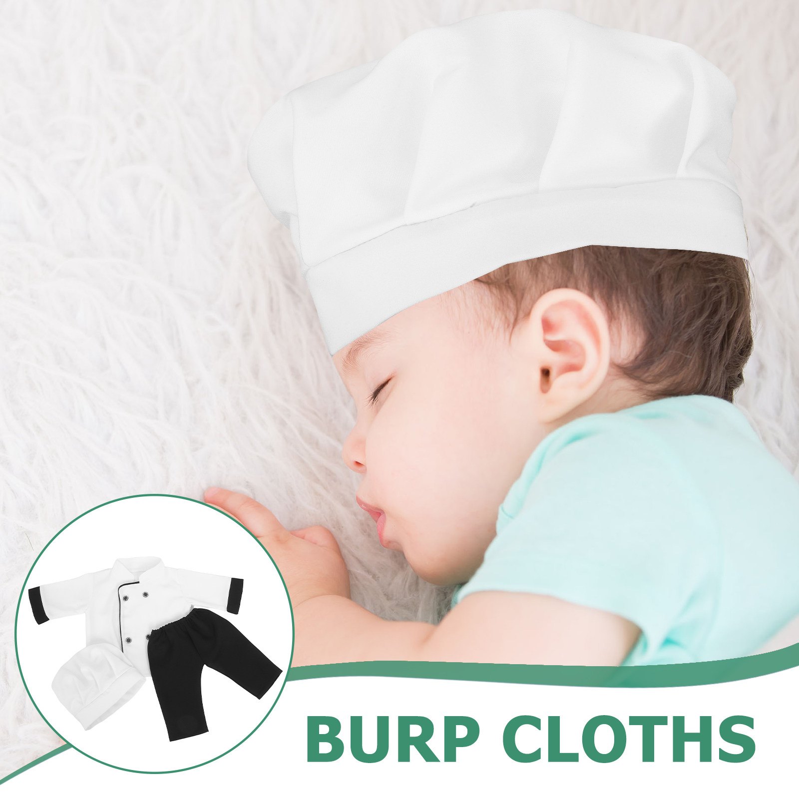 1Set Infant Chef Costume for B - Infant Photography Props Outfit ulasan dan harga