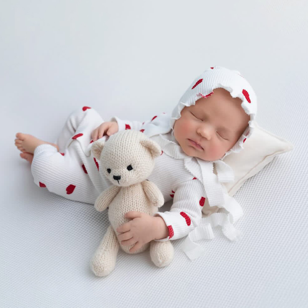 Heart Theme Newborn Photograph - Infant Photography Props Outfit ulasan dan harga
