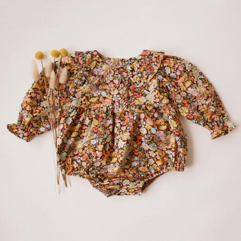 Baby Girl Clothes For 0-2Y Spr - Newborn Baby Girl Romper Floral ulasan dan harga