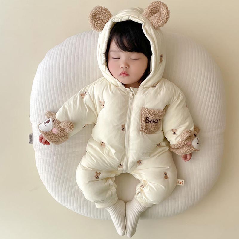 Winter Newborn Baby Romper Thi - Cotton Baby Onesies Zipper ulasan dan harga