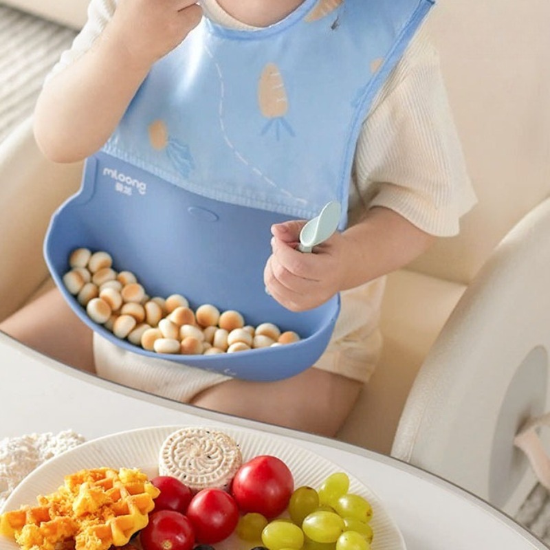 Children's Waterproof Bib Baby - Waterproof Baby Bibs Silicone ulasan dan harga