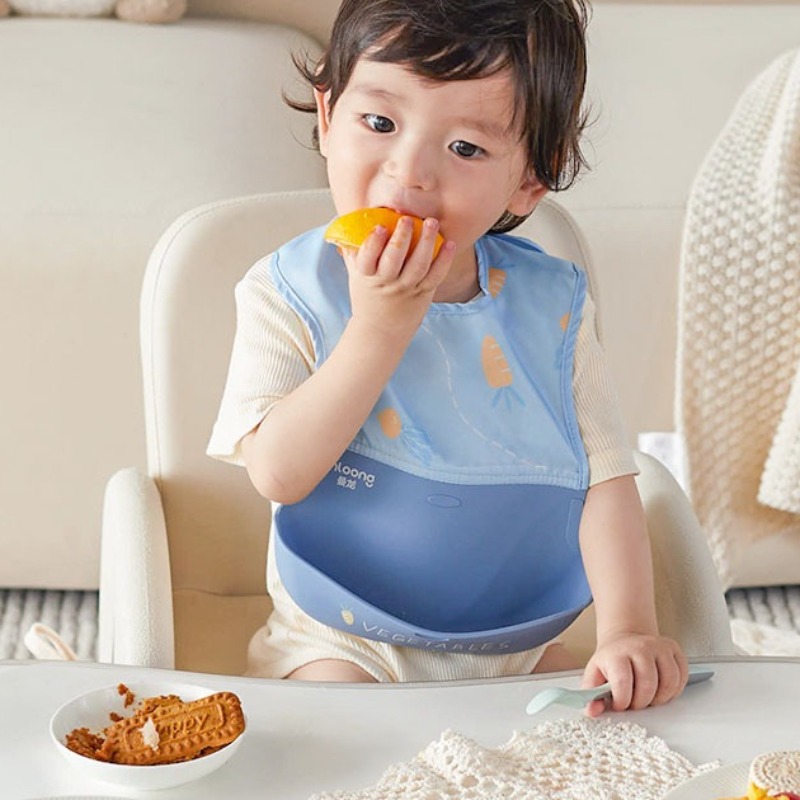 Children's Waterproof Bib Baby - Waterproof Baby Bibs Silicone ulasan dan harga