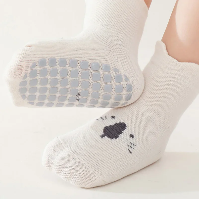 3/5 Pairs Baby Adorable Animal - Unisex Baby Socks Non Slip ulasan dan harga
