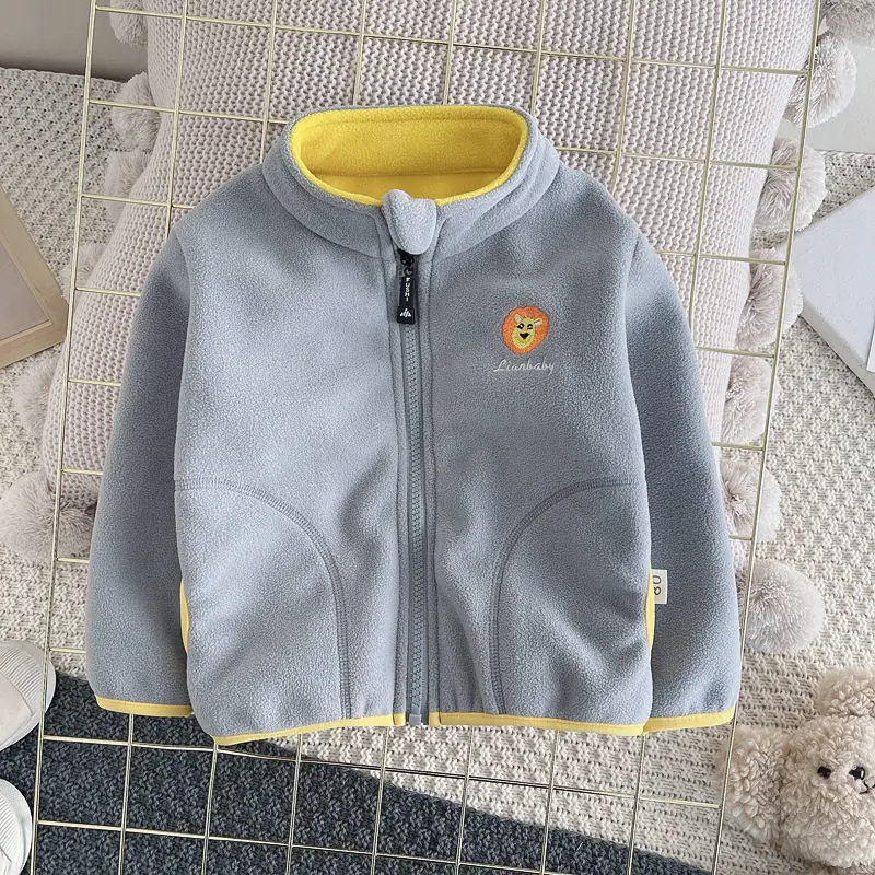 New Children Boys Girls Polar  - Toddler Boy Winter Fleece Jacket ulasan dan harga