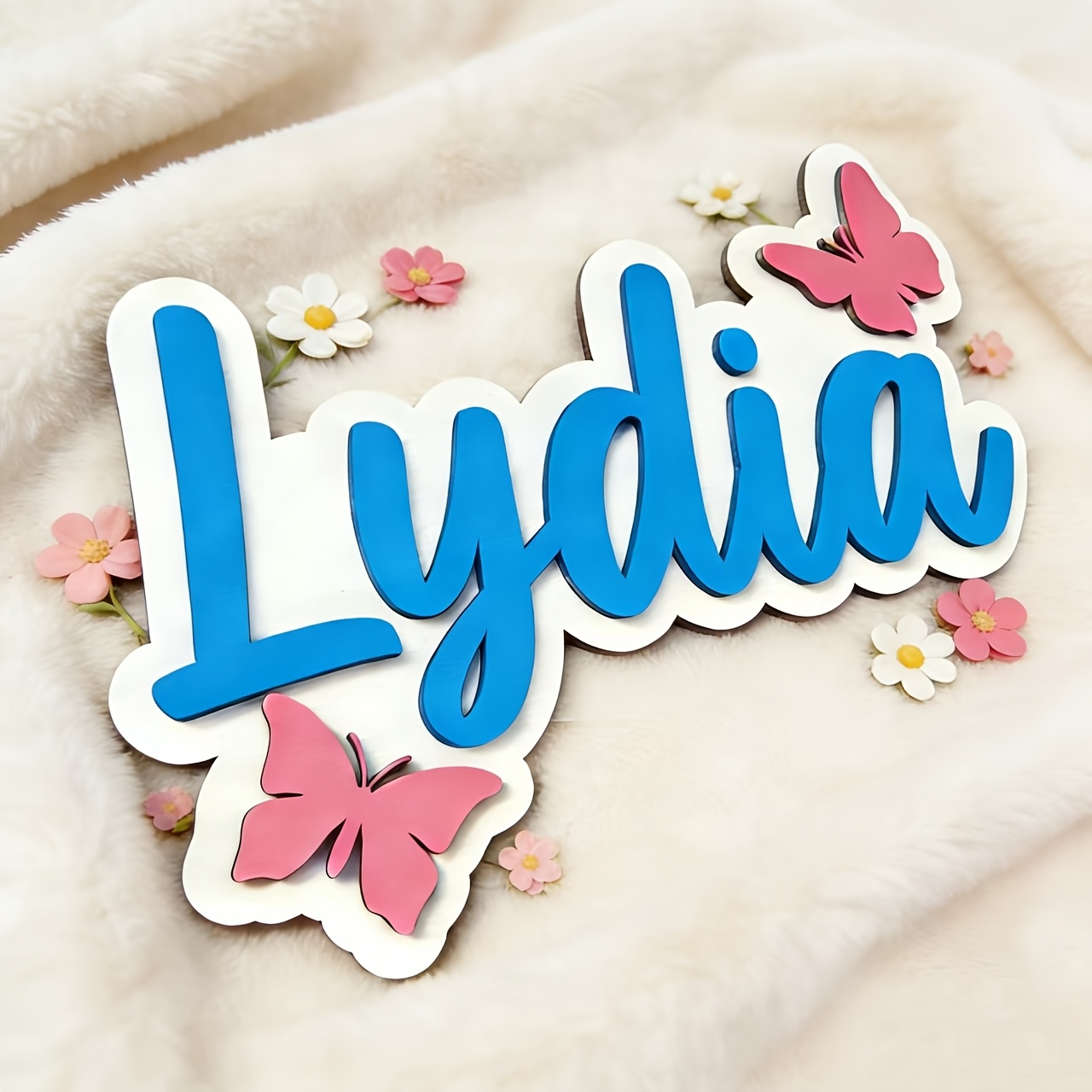 Personalized Blue & Pink Butte - Nursery ulasan dan harga