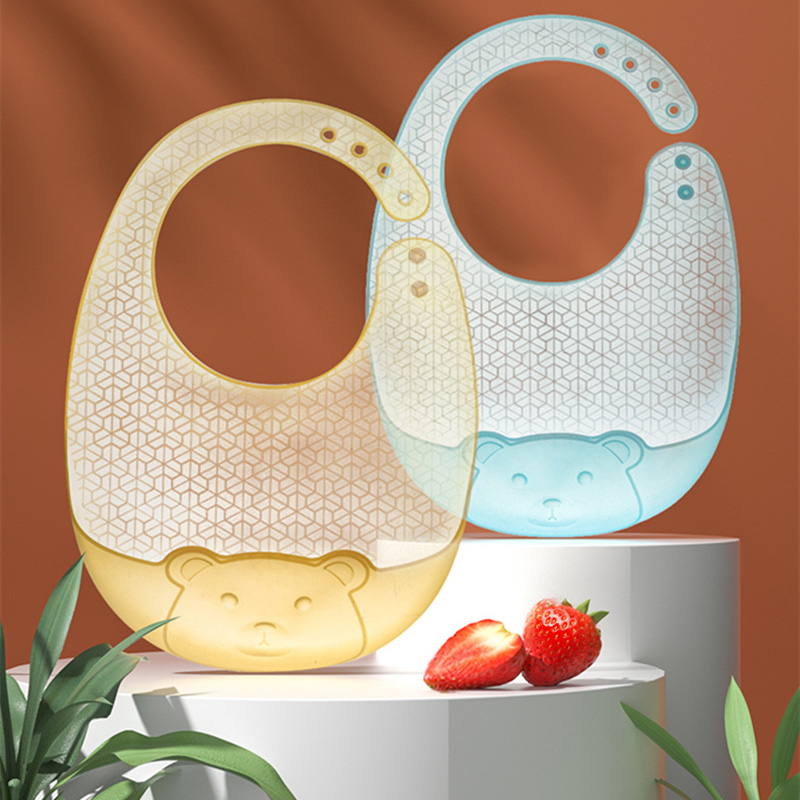 Baby eating bib, complementary - Waterproof Baby Bibs Silicone ulasan dan harga