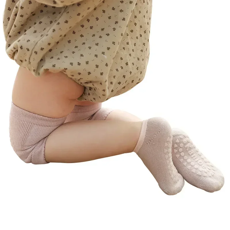 Baby Knee Pads Socks Set for I - Unisex Baby Socks Non Slip ulasan dan harga