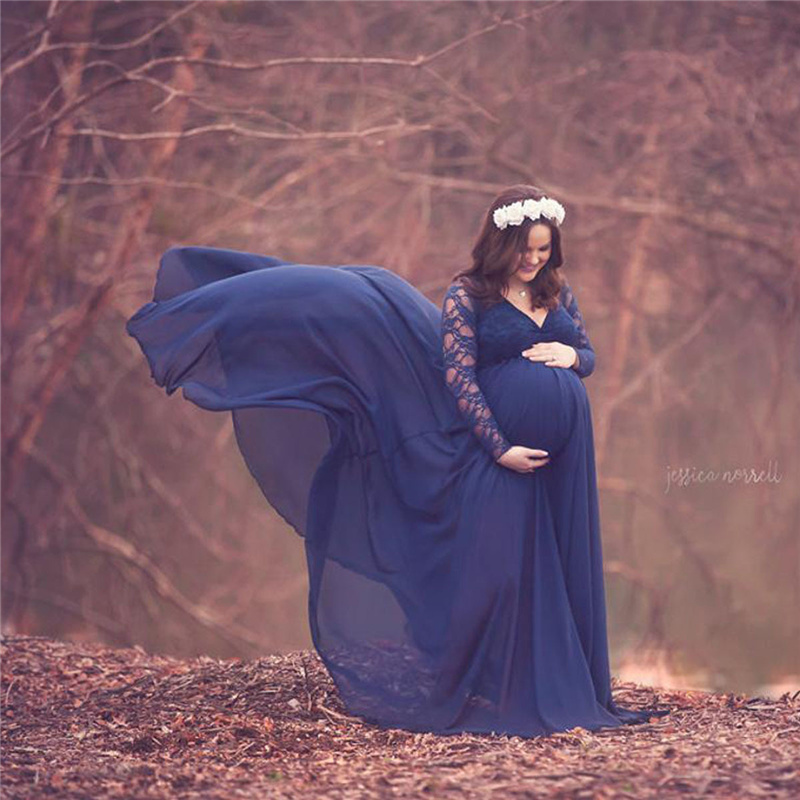 New Lace Chiffon Maternity Pho - Maternity Wear ulasan dan harga