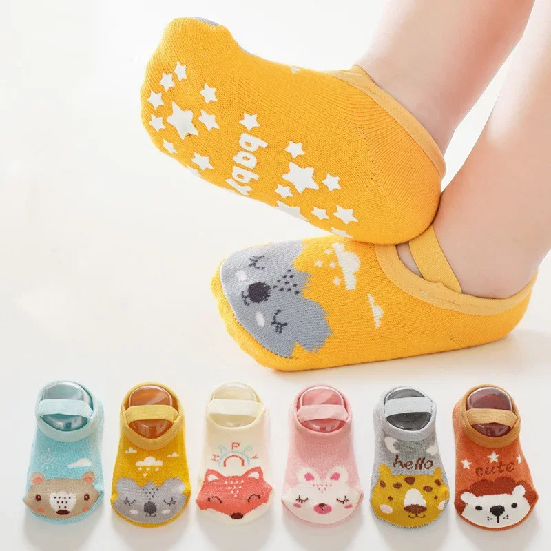 0-3Years Newborn Baby Girls Bo - Unisex Baby Socks Non Slip ulasan dan harga