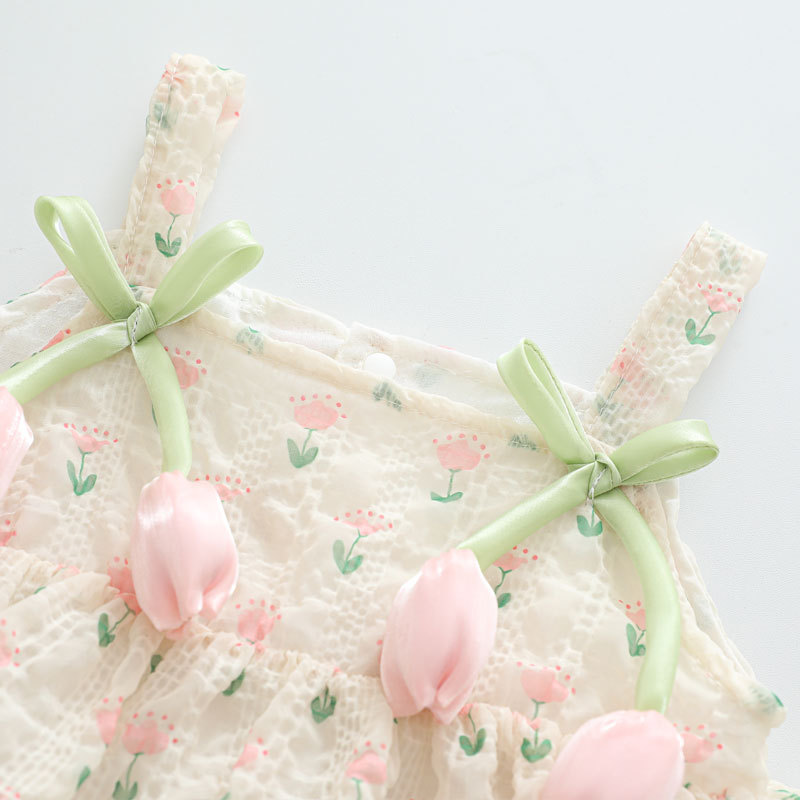 2026 Baby Girl Summer Princess - Newborn Baby Girl Romper Floral ulasan dan harga