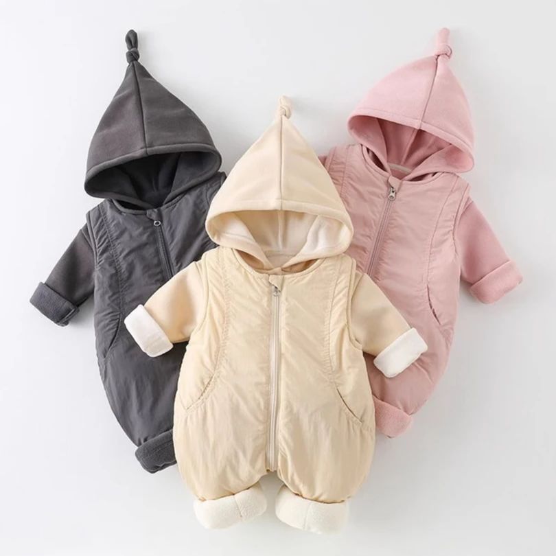 Winter Thickened Cotton Baby R - Cotton Baby Onesies Zipper ulasan dan harga