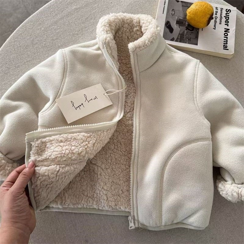 Fashion Baby Girl Boy Faux Fur - Toddler Boy Winter Fleece Jacket ulasan dan harga