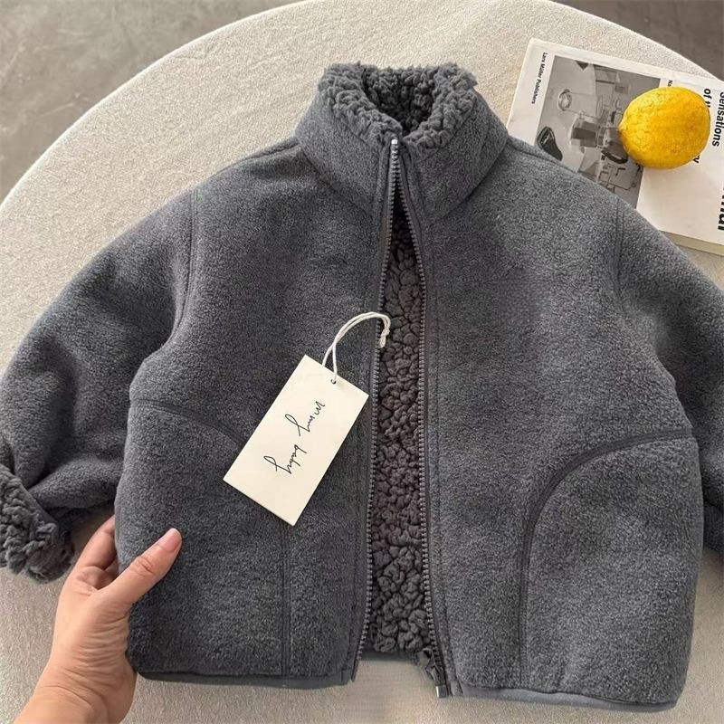 Fashion Baby Girl Boy Faux Fur - Toddler Boy Winter Fleece Jacket ulasan dan harga