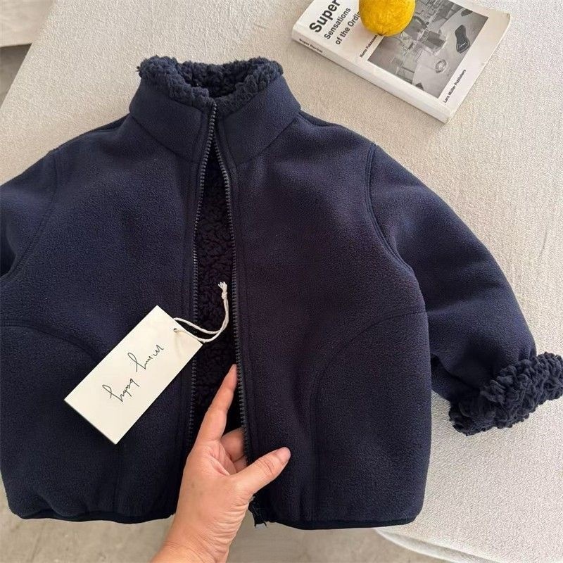 Fashion Baby Girl Boy Faux Fur - Toddler Boy Winter Fleece Jacket ulasan dan harga