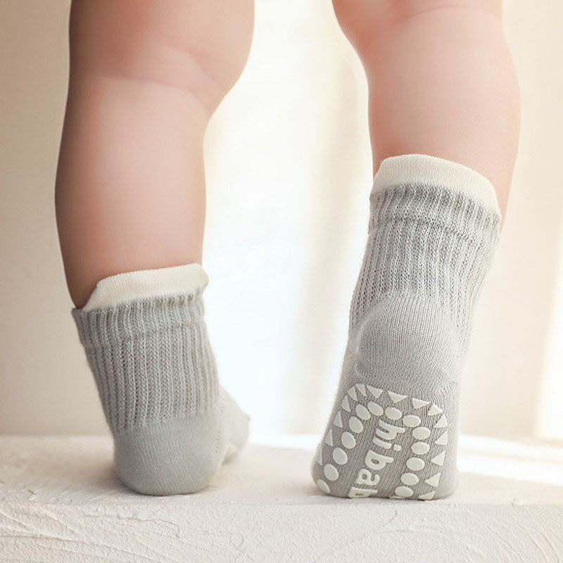 3 Pairs Kids Cotton Socks Boys - Unisex Baby Socks Non Slip ulasan dan harga