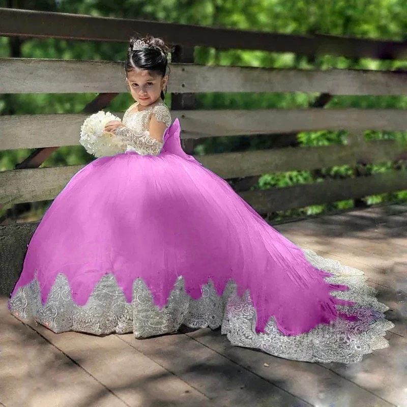 JDY Custom Made Princess Flowe - Toddler Girl Tulle Party Dress ulasan dan harga