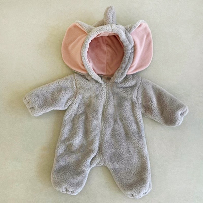 Adorable Elephant Onesie 2026  - Cotton Baby Onesies Zipper ulasan dan harga