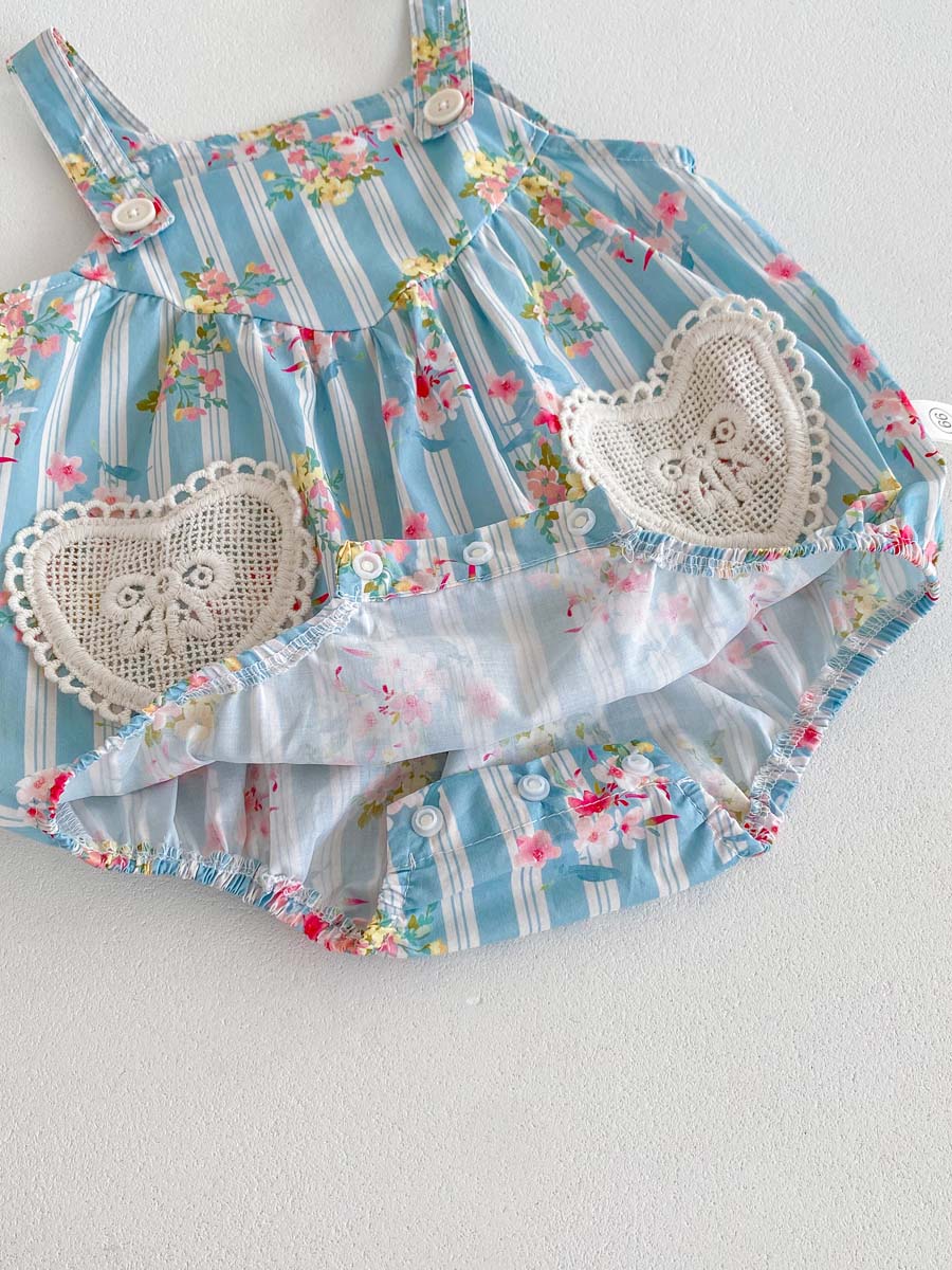 2PCS Newborn Clothes Baby Girl - Newborn Baby Girl Romper Floral ulasan dan harga