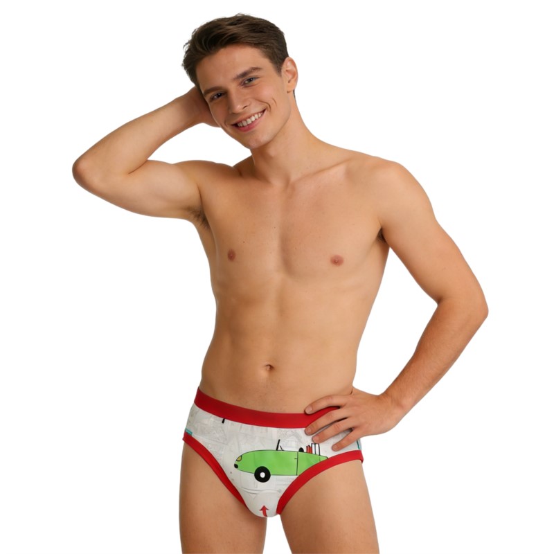Man's Cute Cartoon Pattern Bri - Diapering ulasan dan harga