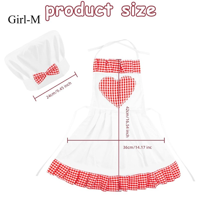 Red Gingham Baby Chef Costumes - Infant Photography Props Outfit ulasan dan harga