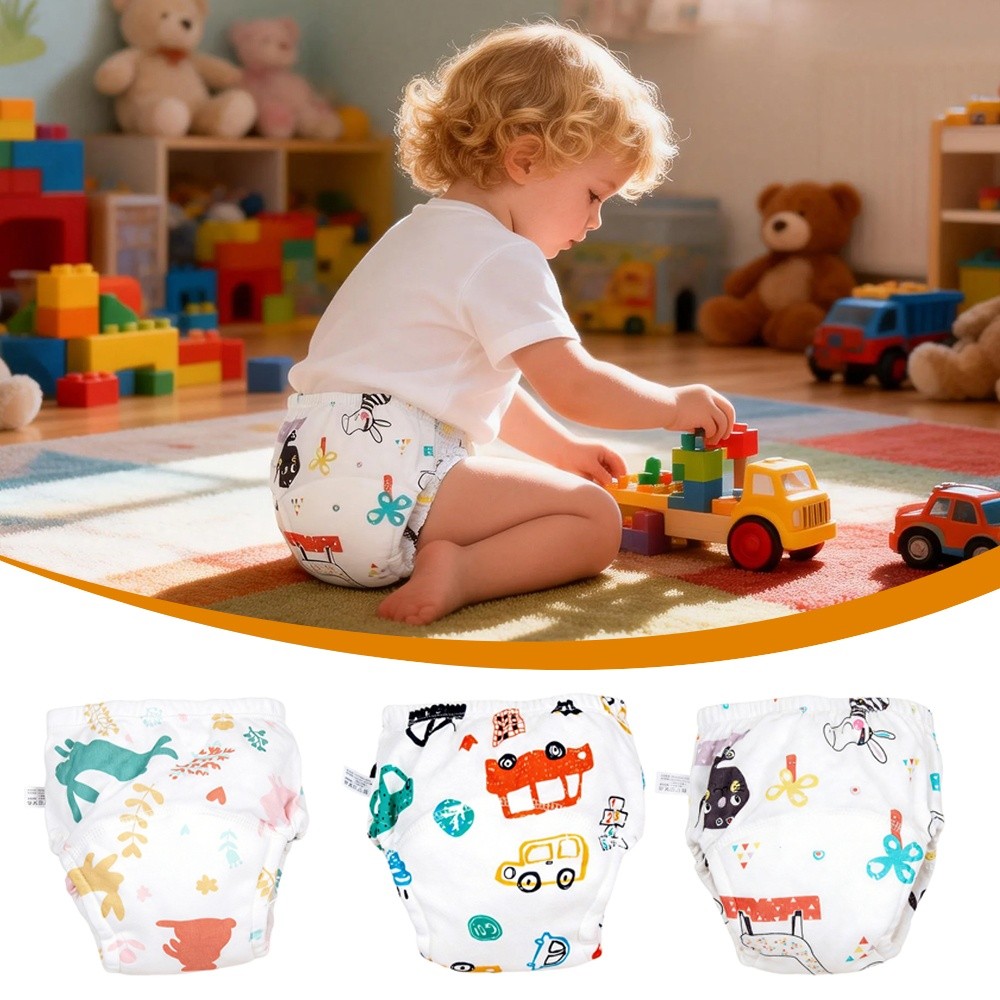Comfortable Cotton Baby Traini - Toddler Training Pants Leak Proof ulasan dan harga