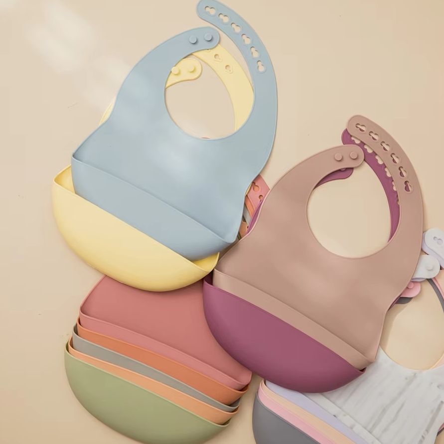 Baby Bibs for Mealtime Waterpr - Waterproof Baby Bibs Silicone ulasan dan harga