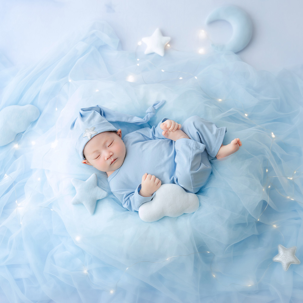 Blue Sheep Newborn Photography - Infant Photography Props Outfit ulasan dan harga