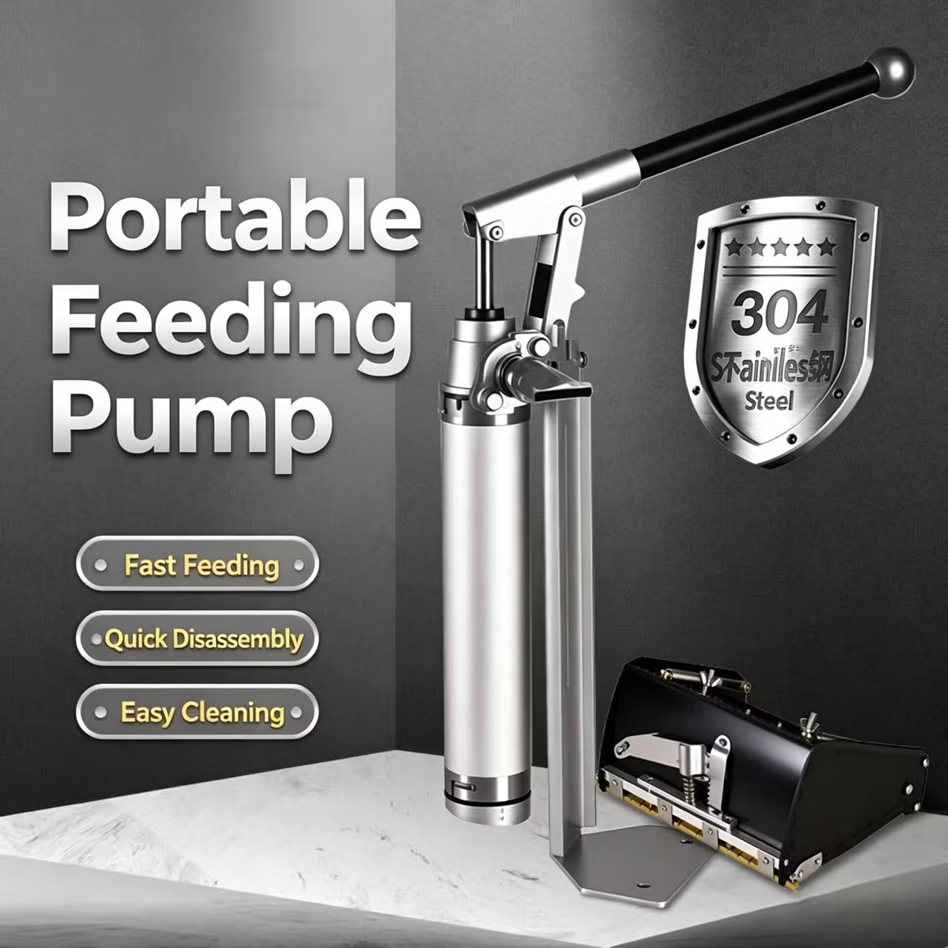 Stainless Steel Manual Feeding - Feeding ulasan dan harga