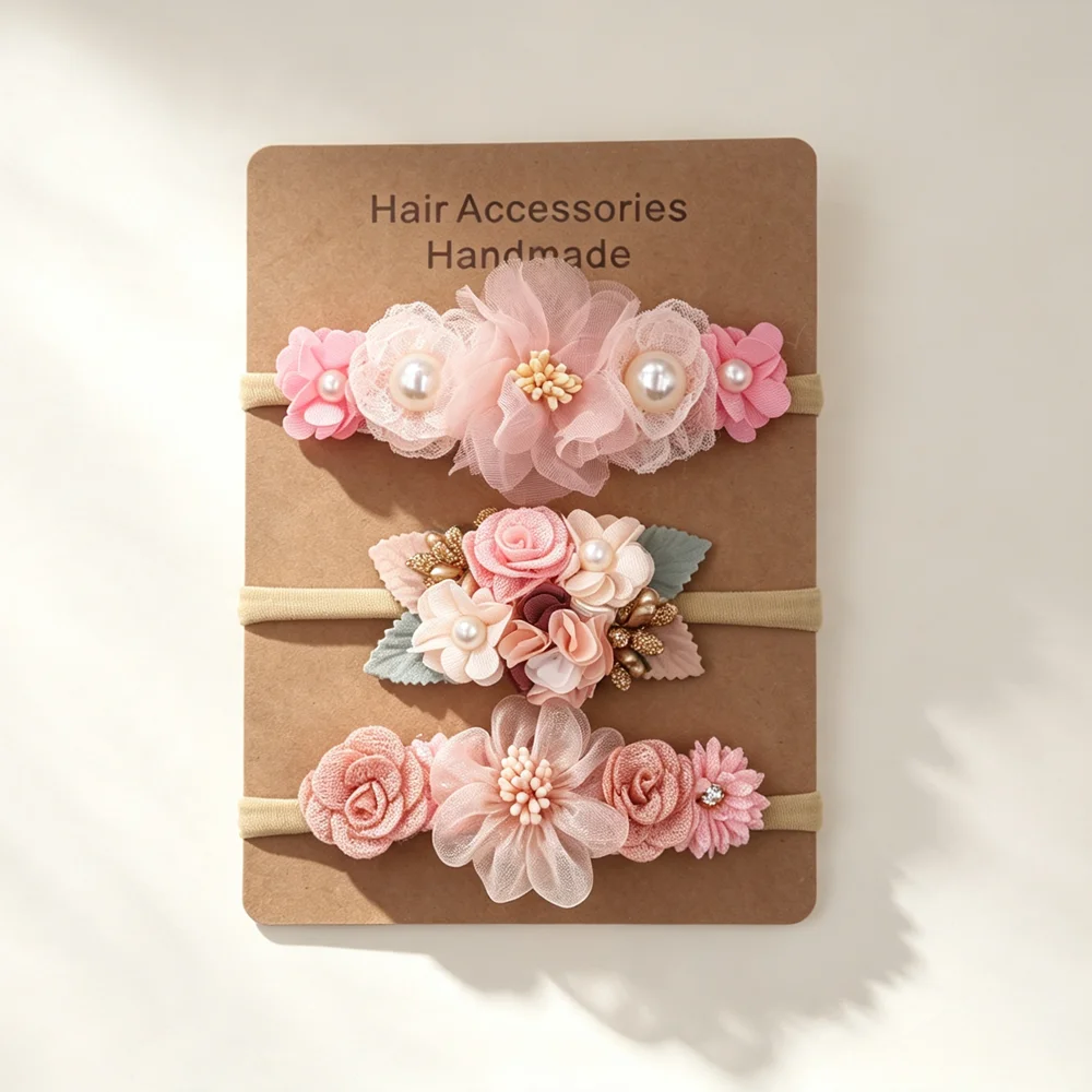 3pcs Baby Girl Elastic Headban - Baby Gear ulasan dan harga