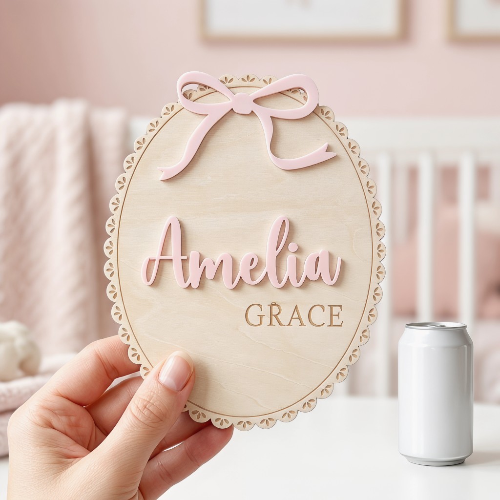 1Pc Custom Bow Lace Edge Baby  - Nursery ulasan dan harga